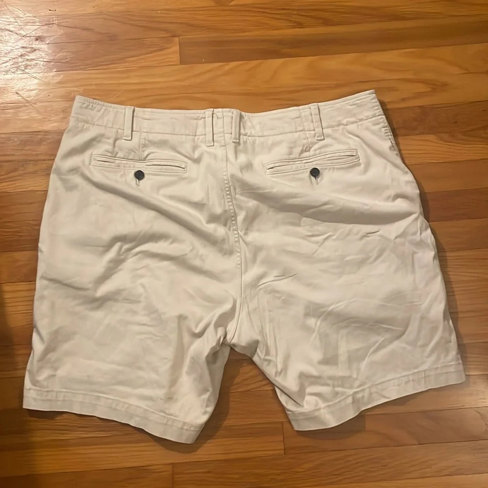 LUCKY BRAND size 40 light tan cargo shorts - Picture 5 of 11